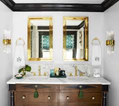 By keeping the walls and the vanity simple and neutral, the designer is able to experiment with the shower and floor tiles and create a load of visual interest with this starburst pattern. 55 Bathroom Decorating Ideas Pictures Of Bathroom Decor And Designs