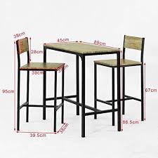 Largeur Table Haute Cuisine Di 2020 Kursi Bar Desain Furnitur Perabot Rumah