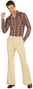 Shorts, pantaloni a zampa e colori. Abiti Pantaloni Da Uomo Anni 70 Stile Retro Shoperama Con E Senza Motivo Abbigliamento Ostiabangi Com