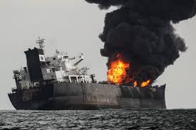 The fire burned for more than five hours before it was extinguished, according to pemex, the mexican oil company that controls the pipeline. Massive Fire On Pemex Oil Tanker Burgos In Gulf Of Mexico Crew Safe Video Vesselfinder