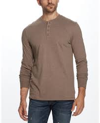 Stöbern sie durch beliebte & nachhaltige modemarken. Weatherproof Vintage Men S Long Sleeve Brushed Jersey Henley T Shirt Reviews T Shirts Men Macy S