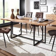 Wohnling Esstisch Wl5 591 Massivholz Metall 180x78x90cm Industrial Tisch Gross Esszimmertisch Massiv Holztisch Esszimmer Esszimmertisch Esstisch Massivholz