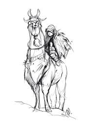 Saharaam Day 3 Llama Rider Wow Lama Mnie Totalnie Zauroczyla Concept Art Characters Character Design Inspiration Character Design