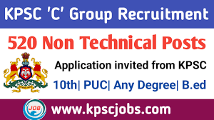 Check the important details, eligibility criteria. Kpsc C Group Non Technical Recruitment 2020 Apply Online For Graduates And Non Graduates Posts Kpsc Jobs