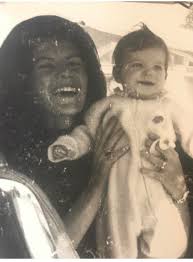 Can you restore this old photo of my mother-in-law and her baby girl?