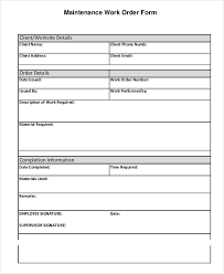 It is a way of a printer friendly work order form that is fully customizable for all your work order needs. 11 Work Order Forms Free Samples Examples Format Download Free Premium Templates