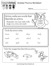 These exercises have been made by english language teachers from all over the world. Free Printable Grammar Practice Worksheet For Kindergarten