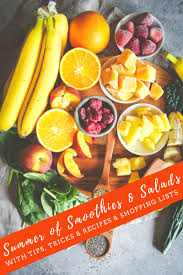 Maybe you would like to learn more about one of these? Summer Of Smoothies Salads With Recipes And Shopping List Sweetphi