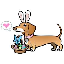 Dachshund Clube Easter Dog Dachshund Love Easter Cartoons
