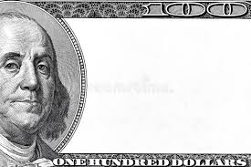 394 100 Dollar Bill Template Stock Photos