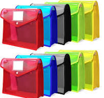 Amazon.com : 10 Pack B4 Plastic File Folders, Plastic Envelopes Expanding  File Organizer Document Folder with Snap Button Closure and Label Pocket,  ...