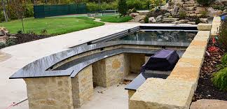outdoor living space countertops