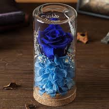 Product Image For Preserved Rose Glass Glass Bottle Crafts Romantic Anniversary Gifts Wedding Decor Elegant