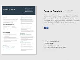 consulting resume template word, psd
