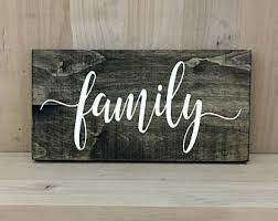 Transform your home into a rustic retreat with our wood wall plaques. Family Wall Decor Etsy