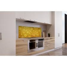Credence Bulles D Or Verre Et Alu Credence Cuisine Deco Credence Cuisine Credence Cuisines Deco