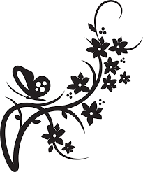 Flowers border pictures somi cat. Wedding Flowers Black And White Wedding Flower Clipart