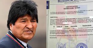 Evo tampoco cumplía requisito de aportes al día para el Congreso del MAS;  paga Bs1 al mes