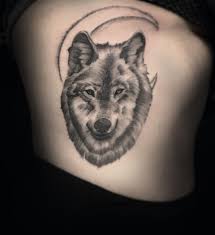 Black And Grey Tattoo Artists Wolf Moon Tattoo Wolf And Moon Tattoo Moon Tattoo Black And Grey Tattoos