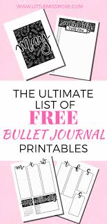 Just click on the bottom link spring issue 2017 download to save a zip file. The Ultimate List Of Free Bullet Journal Printables Little Miss Rose
