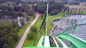 For the 2020 season the themed area 'speed zone' in which goliath is situated, was upgraded and reworked by mk themed attractions. Goliath Front Seat On Ride Hd Pov Walibi Holland Youtube