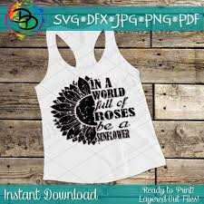 Download Silhouette Free Sunflower Svg Images
