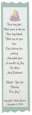 Baby Shower Bookmarks Personalized