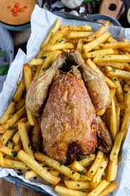 Sicheer ersatzeinsatz aus edelstahl, kompatibel mit ninja foodi 8. Mediterranes Ganzes Hahnchen Mit Pommes Spezial Aus Dem Airfryer Xxl