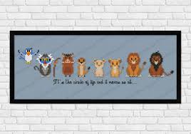 Free stitching pattern creator and generator. The Lion King Digital Cross Stitch Pattern