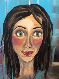 Just finished this commission piece. Faces are not my thing, but here she  is!