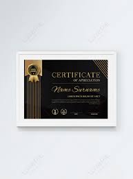 The certificate templates on this page are a . Luxury Black Gold Line Business Certificate Template Template Image Picture Free Download 465008670 Lovepik Com