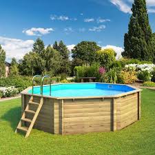 Piscine Bois Tropic En Pin 505x505cm H120cm Truffaut
