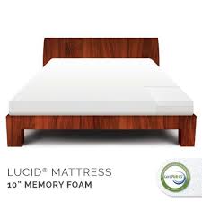 Lucid By Linenspa 10 Memory Foam Mattress 100 Certipur Foam 25 Year Warranty Lucid Http Www A Firm Memory Foam Mattress Mattress Memory Foam Mattress