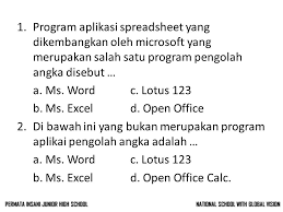 Advertisement di artikel ini kita akan membahas tentang soal bahasa inggris kelas 10 semester 1 berserta kunci jawabannya untuk ajaran tahun baru 2020/2021. Soal Essay Spreadsheet Kelas 10 Semester 2 Gambaran