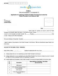 Request letter to issue a new atm card. Canara Bank Account Opening Form Fill Online Printable Fillable Blank Pdffiller