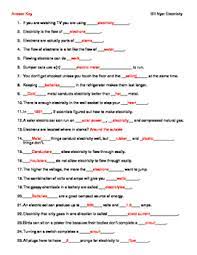 Bill nye electricity worksheet answer key printable worksheet template. Video Worksheet Movie Guide For Bill Nye Electricity By Seriously Science