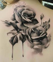 Grey Wash Roses Realistic Flower Tattoo Rose Tattoos Tattoos