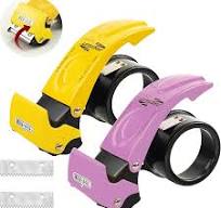 Foska Stationery Etal Blade 2 Inches Plastic Packing Tape Dispenser Gun -  Dispenser, Tape Dispenser Gun