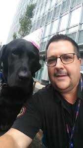 Meet K9 Auggie, an explosive sniffing dog. He is a 2-year-old black lab  assigned to the Folsom Dam Bureau. #ssocfp #K9 #folsomdambureau