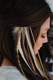 Keep it messy for a super cute look. Beautifully Boho Still Love Hair Feathers Feathered Hairstyles Feather Hair Extensions Hair Feather