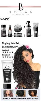 No extras if you don't want to add. Best Styling Curly Hair Glue Wax Gel Product Manufacturer Man Moisturizing Edge Extra Hold View Moisturizing Best Styling Gel For Curly Hair Capt Product Details From Guangzhou Bolan Cosmetic Co Ltd On