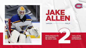 Pronunciation bookmark add to roster. Canadiens Sign Jake Allen To A Two Year Contract Extension