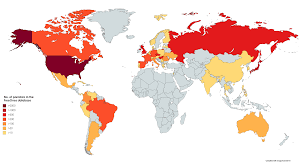 Number of Pornstars by Country [OC] [6460x3455] : rMapPorn