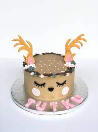 reh torte geyik pastasi torte 1 geburtstag kuchen kindergeburtstag kuchen ideen