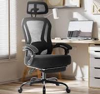 Amazon.com: Ergonomic Office Chair with Footrest,Ultra Thick ...