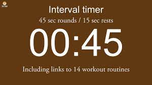 Check spelling or type a new query. Interval Timer 45 Sec Rounds 15 Sec Rests Including Links To 14 Workout Routines Youtube
