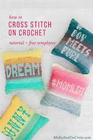How To Cross Stitch On Crochet Design Your Own Graphs