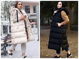 Tesettur Sisme Yelekler Nasil Kombinlenir Islami Moda Tarz Moda Moda