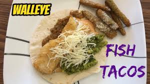 Warm the tortillas in a hot pan or microwave them. How To Make Walleye Fish Tacos Youtube