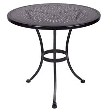Ow Lee Bistro 30 Inch Round Stamped Metal Dining Table 30 Su Metal Dining Table Gold Coffee Table Coffee Table